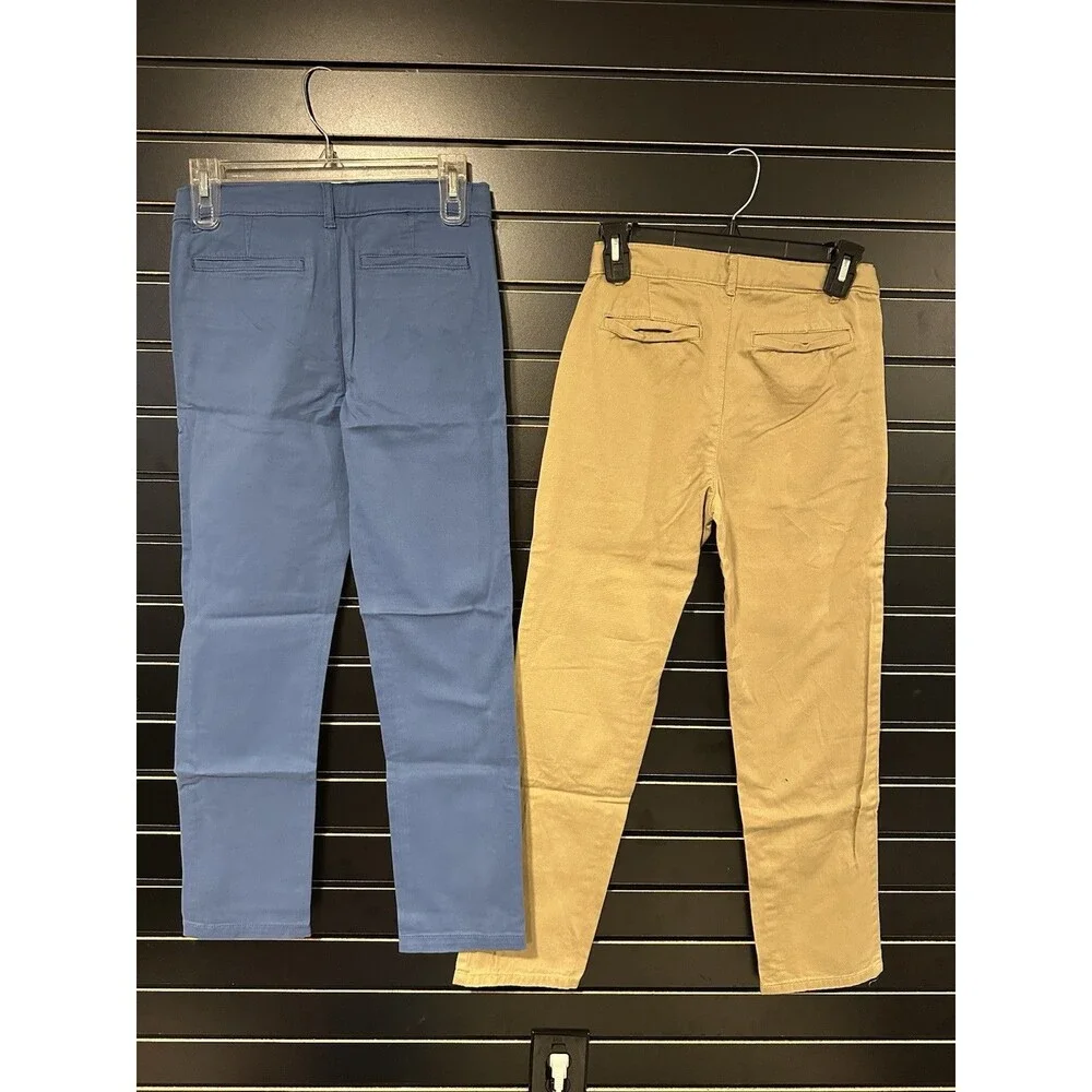 Set Of 2 Children’s Place Boys Chino Pants Size 12 - Khaki and Blue. NWOT